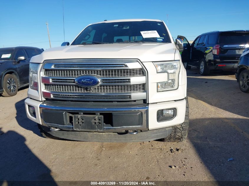 2015 Ford F-150 Platinum VIN: 1FTEW1EG3FFB12779 Lot: 40913269