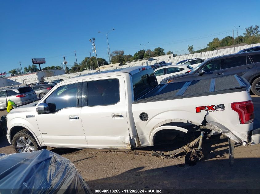 2015 FORD F-150 PLATINUM - 1FTEW1EG3FFB12779