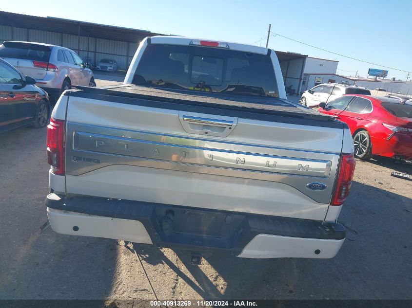 2015 FORD F-150 PLATINUM - 1FTEW1EG3FFB12779