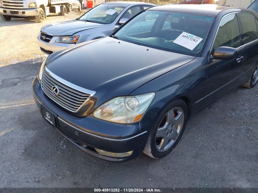 2005 Lexus Ls 430 VIN: JTHBN36F955007867 Lot: 40913282