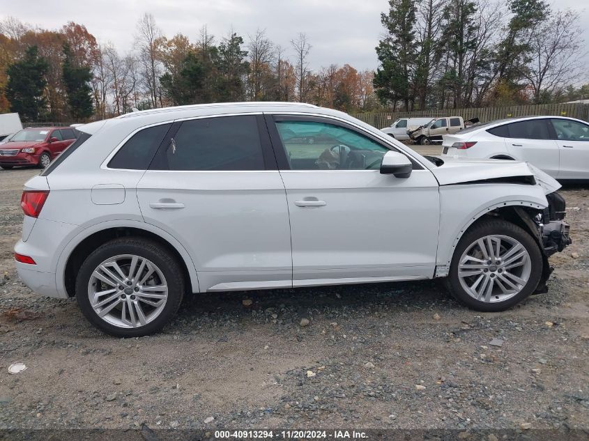 2019 Audi Q5 45 Premium VIN: WA1BNAFYXK2109502 Lot: 40913294