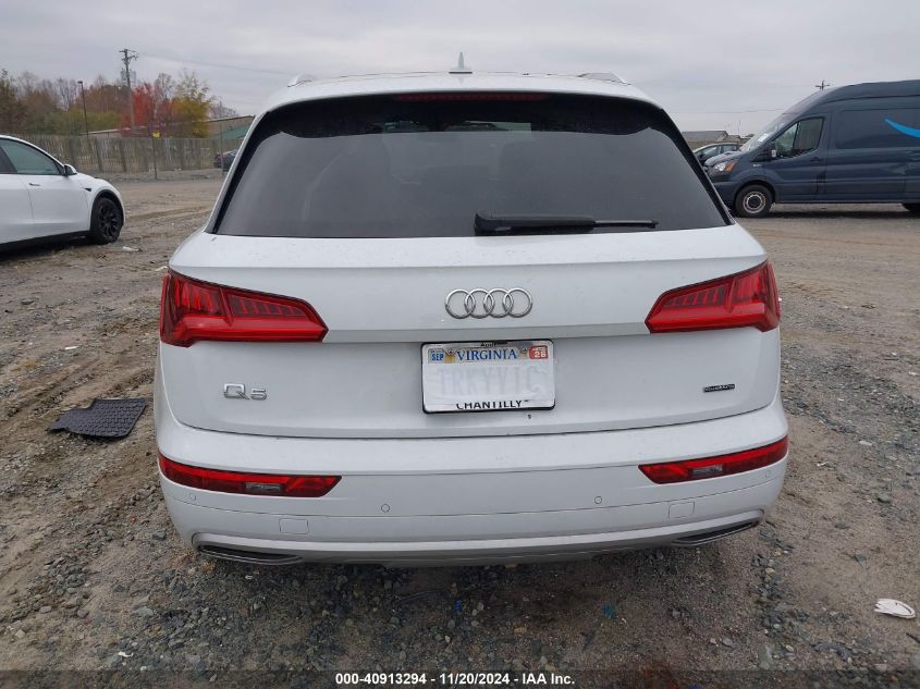 2019 Audi Q5 45 Premium VIN: WA1BNAFYXK2109502 Lot: 40913294