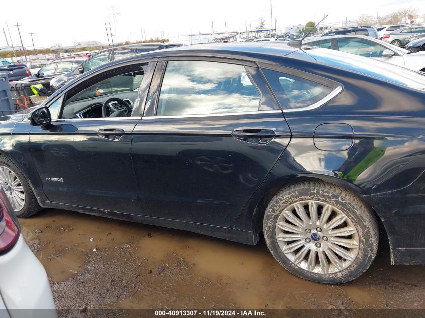 2016 Ford Fusion Hybrid Se VIN: 3FA6P0LU1GR403702 Lot: 40913307