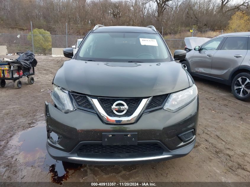 2016 Nissan Rogue Sv VIN: 5N1AT2MV5GC886446 Lot: 40913357