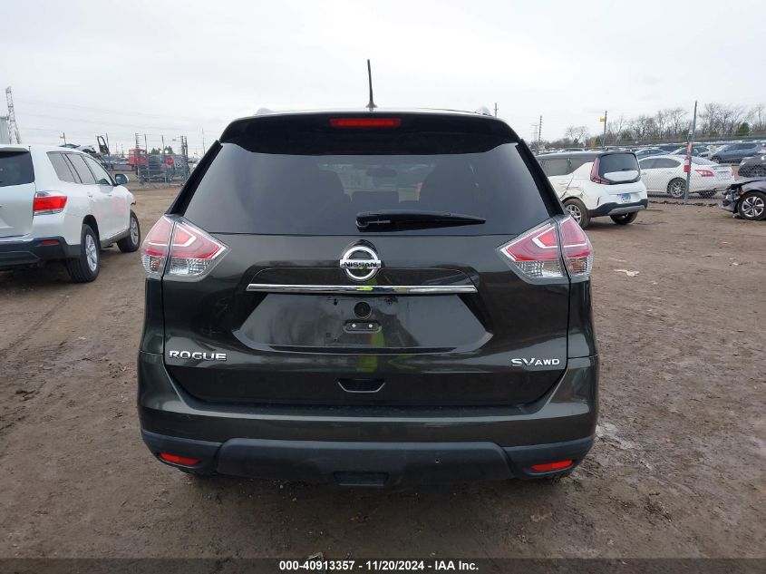 2016 Nissan Rogue Sv VIN: 5N1AT2MV5GC886446 Lot: 40913357