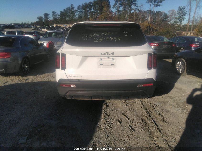 2023 Kia Sorento Lx VIN: 5XYRG4LC1PG207999 Lot: 40913391