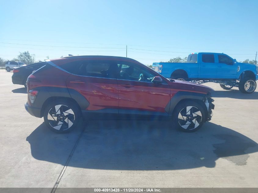 2024 Hyundai Kona Limited VIN: KM8HE3A3XRU062537 Lot: 40913428