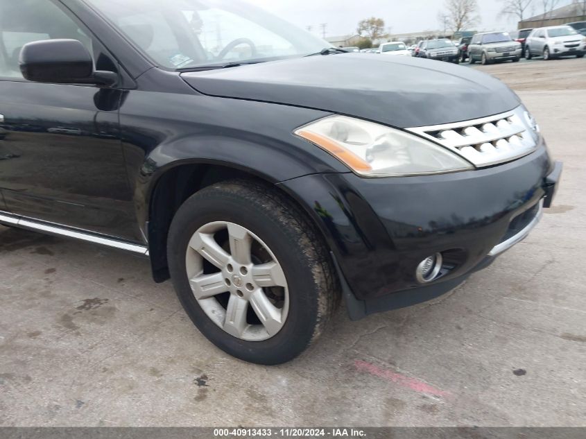 2007 Nissan Murano Sl VIN: JN8AZ08WX7W600877 Lot: 40913433