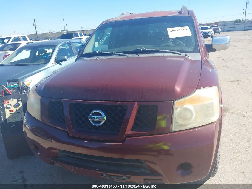 2011 Nissan Armada Sv VIN: 5N1AA0ND5BN616310 Lot: 40913453