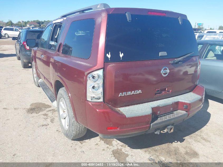 2011 Nissan Armada Sv VIN: 5N1AA0ND5BN616310 Lot: 40913453