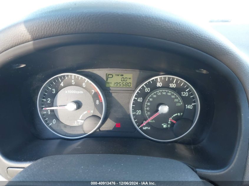 2007 Hyundai Accent Gls VIN: KMHCN46CX7U152194 Lot: 40913476