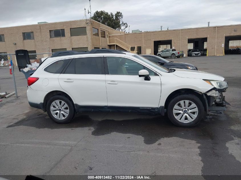 2015 Subaru Outback 2.5I Premium VIN: 4S4BSACC9F3325960 Lot: 40913482