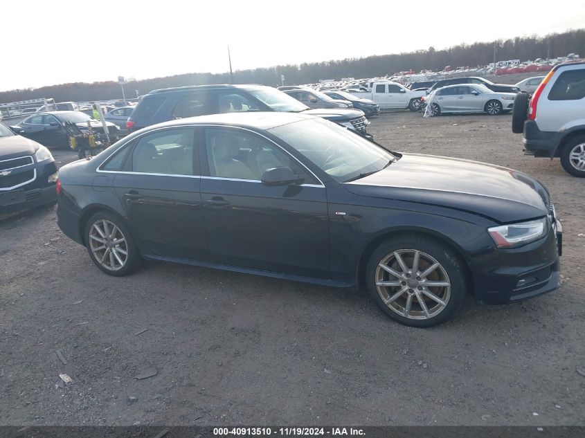 2014 Audi A4 2.0T Premium VIN: WAUFFAFL9EN008170 Lot: 40913510