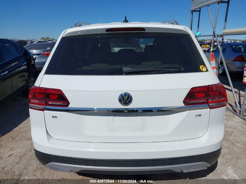 2018 Volkswagen Atlas 3.6L V6 Se/3.6L V6 Se W/Technology VIN: 1V2DR2CA1JC589632 Lot: 40913544