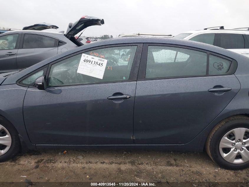 VIN KNAFX4A60F5389814 2015 KIA FORTE no.14