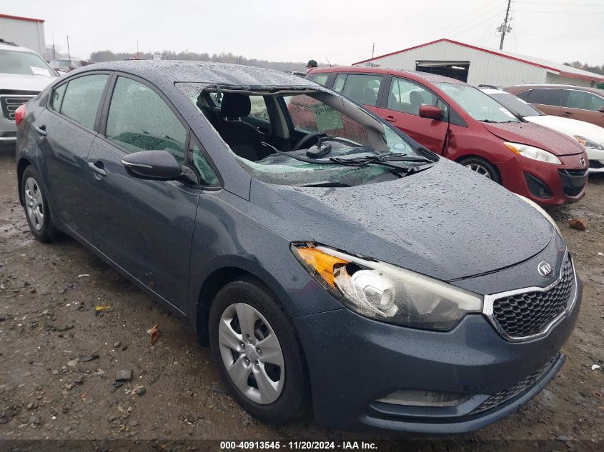 VIN KNAFX4A60F5389814 2015 KIA FORTE no.1