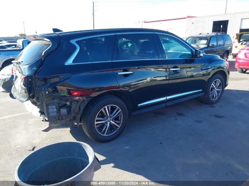 2020 Infiniti Qx60 Pure Awd VIN: 5N1DL0MM5LC522210 Lot: 40913550