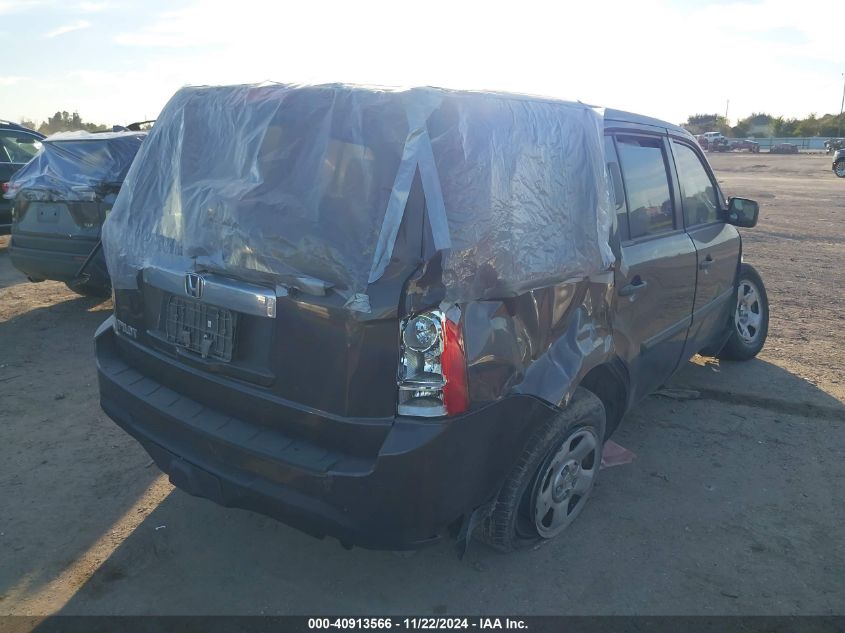 2012 Honda Pilot Lx VIN: 5FNYF3H24CB008147 Lot: 40913566