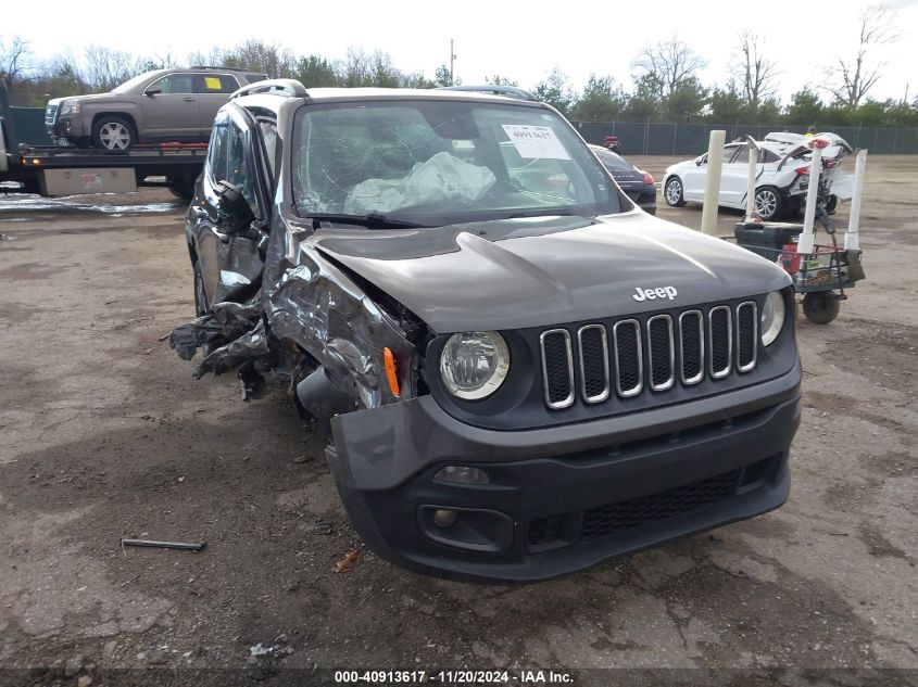 2018 Jeep Renegade Latitude 4X4 VIN: ZACCJBBB5JPG78114 Lot: 40913617