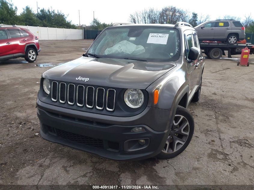 2018 Jeep Renegade Latitude 4X4 VIN: ZACCJBBB5JPG78114 Lot: 40913617