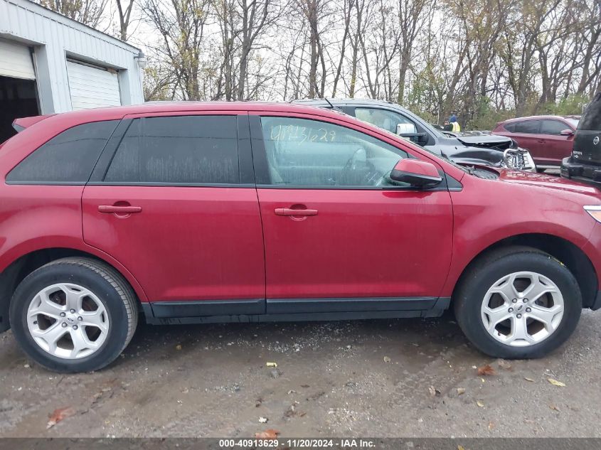 2013 Ford Edge Sel VIN: 2FMDK4JC3DBE10643 Lot: 40913629