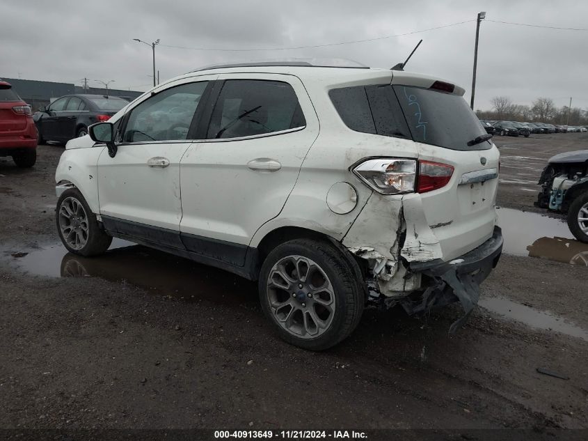 2019 Ford Ecosport Titanium VIN: MAJ3S2KE7KC276727 Lot: 40913649