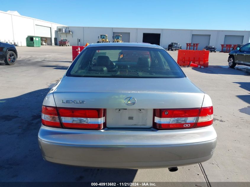 2000 Lexus Es 300 VIN: JT8BF28G4Y5097446 Lot: 40913682