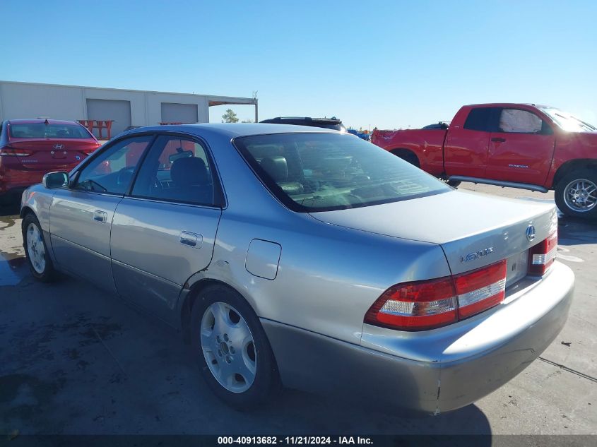 2000 Lexus Es 300 VIN: JT8BF28G4Y5097446 Lot: 40913682