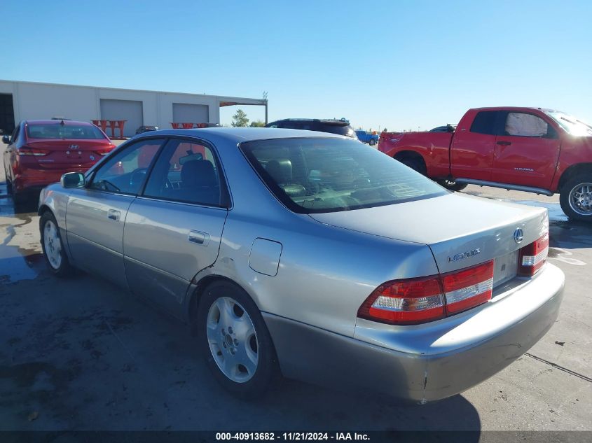 2000 Lexus Es 300 VIN: JT8BF28G4Y5097446 Lot: 40913682