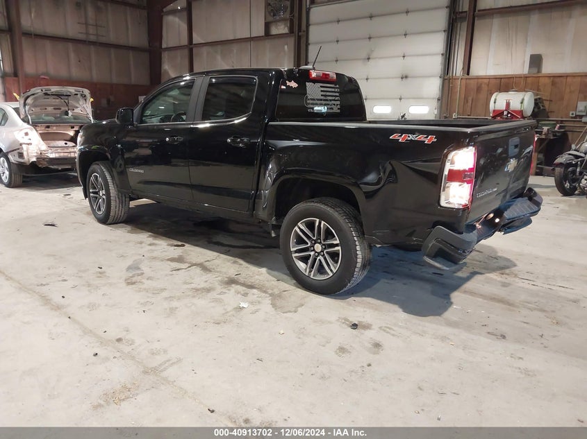 VIN 1GCGTBEN6K1151587 2019 CHEVROLET COLORADO WT