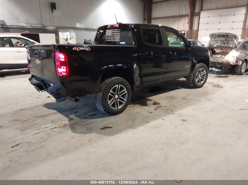 VIN 1GCGTBEN6K1151587 2019 CHEVROLET COLORADO WT