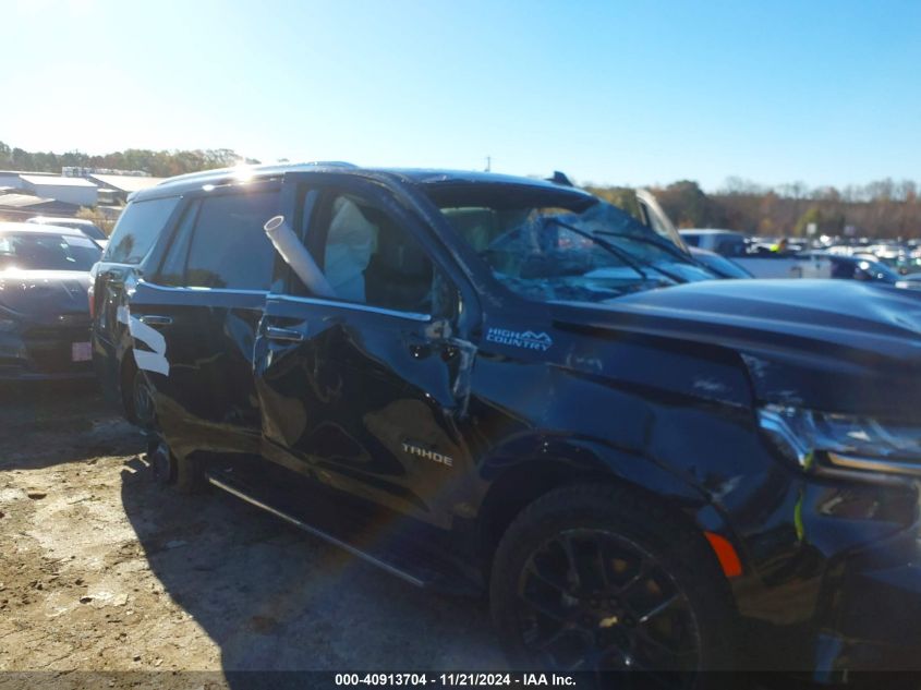 2022 Chevrolet Tahoe 4Wd High Country VIN: 1GNSKTKL2NR302783 Lot: 40913704