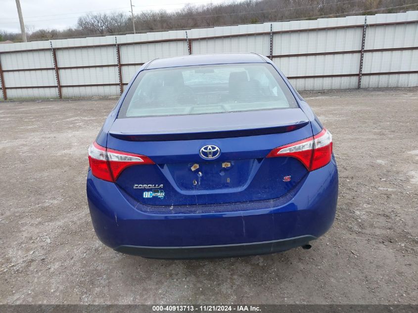 2016 Toyota Corolla S Plus VIN: 5YFBURHE2GP495299 Lot: 40913713