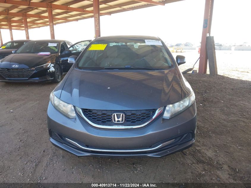 2013 Honda Civic Lx VIN: 19XFB2F57DE093843 Lot: 40913714