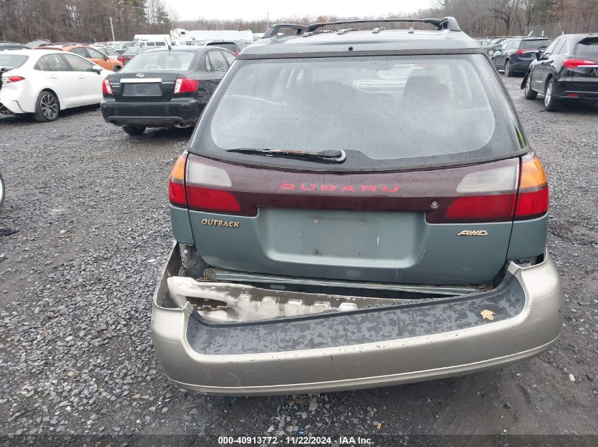 2001 Subaru Outback VIN: 4S3BH665416634823 Lot: 40913772