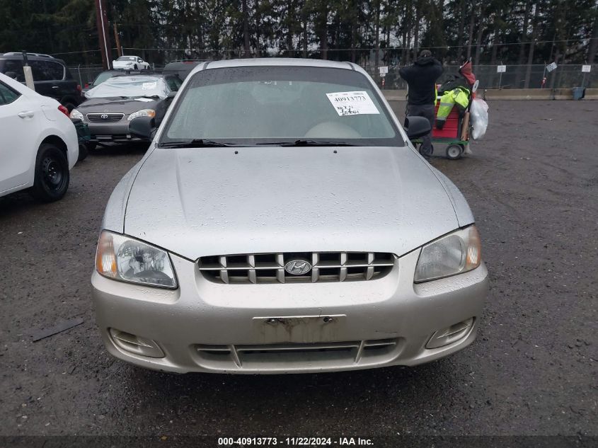 2000 Hyundai Accent Gl VIN: KMHCG45G2YU032471 Lot: 40913773