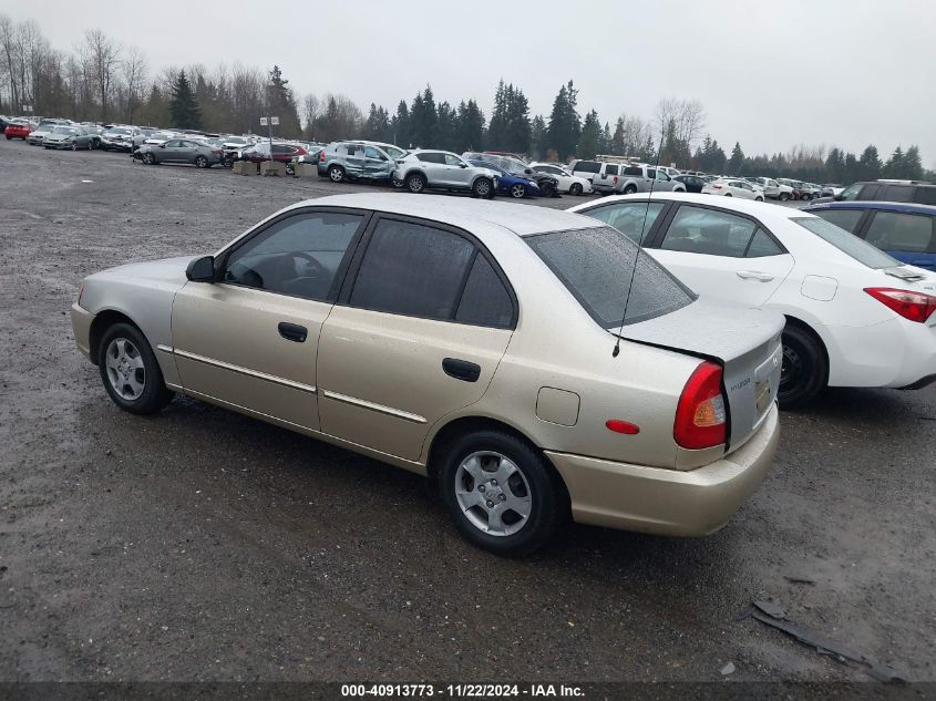 2000 Hyundai Accent Gl VIN: KMHCG45G2YU032471 Lot: 40913773