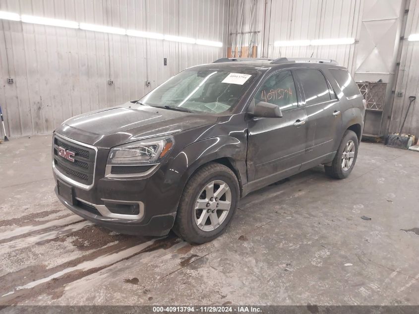 VIN 1GKKRPKD2DJ238234 2013 GMC Acadia, Sle no.2