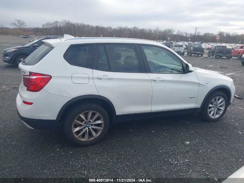 2015 BMW X3 xDrive28I VIN: 5UXWX9C57F0D49121 Lot: 40913814