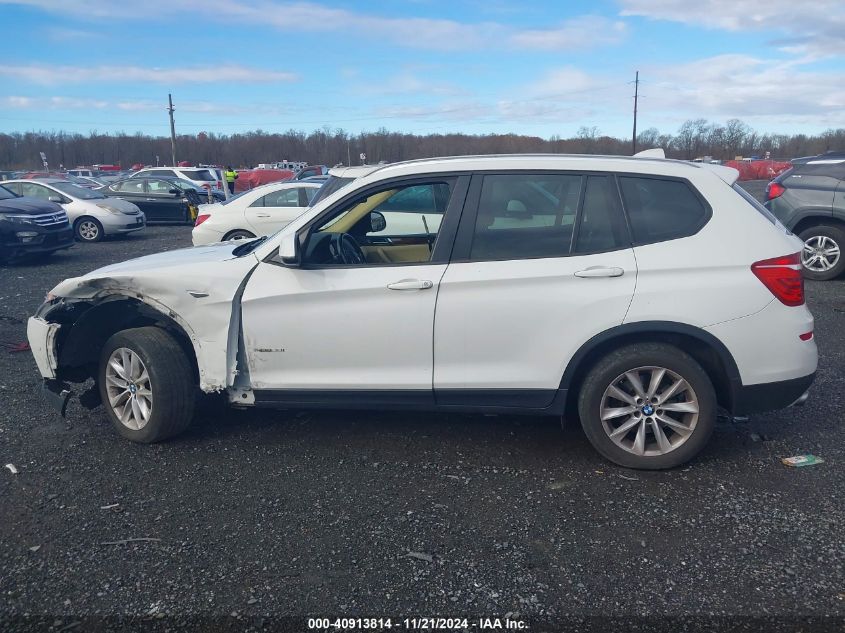 2015 BMW X3 xDrive28I VIN: 5UXWX9C57F0D49121 Lot: 40913814