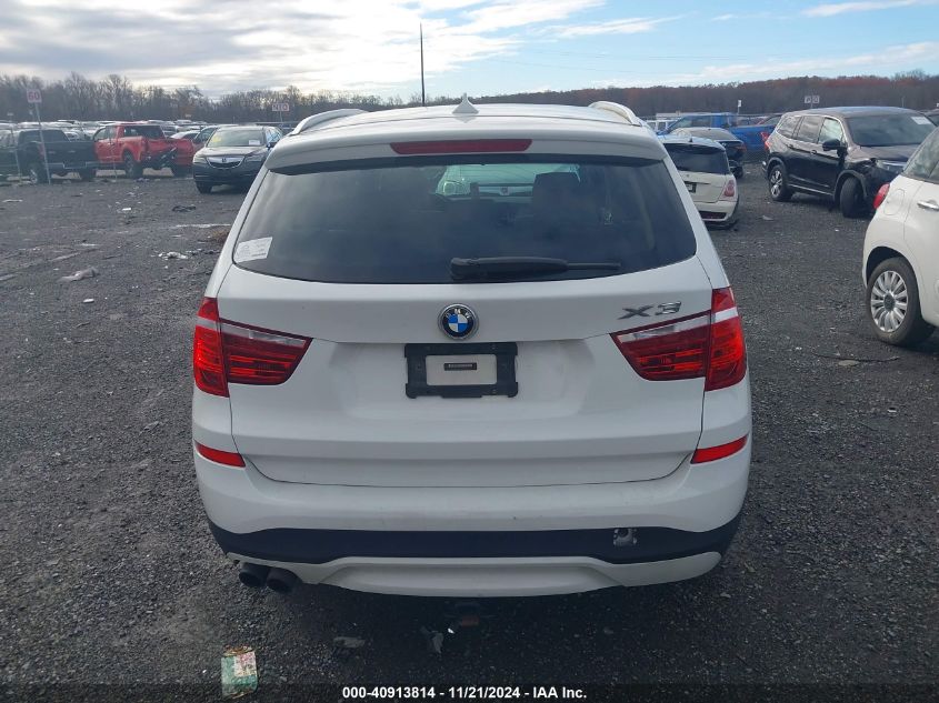 2015 BMW X3 xDrive28I VIN: 5UXWX9C57F0D49121 Lot: 40913814