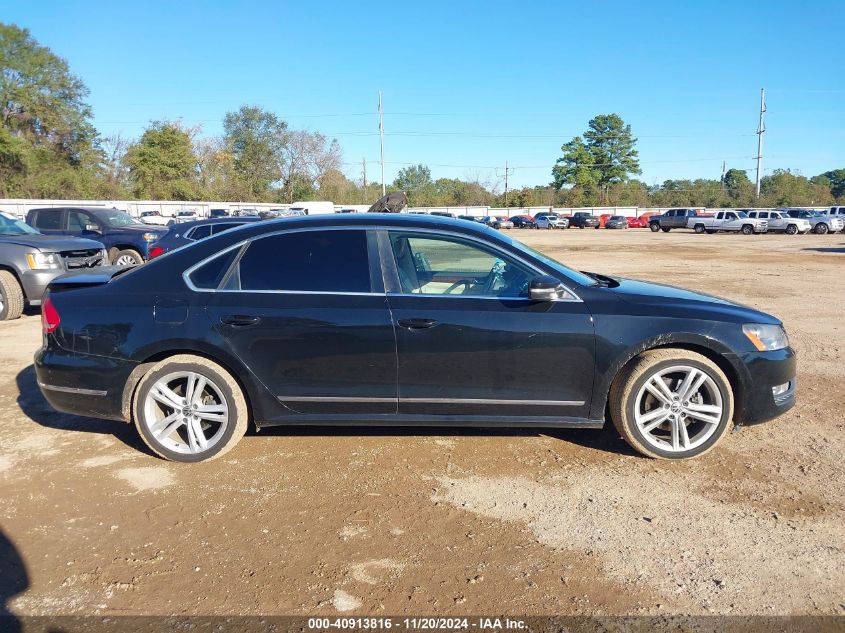 2013 Volkswagen Passat 2.0L Tdi Sel Premium VIN: 1VWCN7A39DC01199 Lot: 40913816