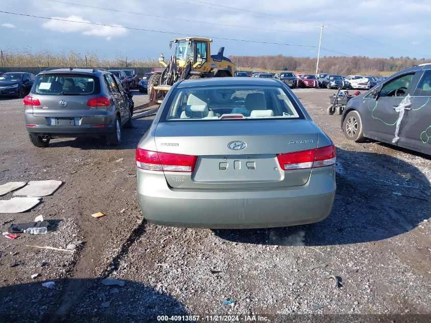 2007 Hyundai Sonata Gls VIN: 5NPET46C47H195040 Lot: 40913857