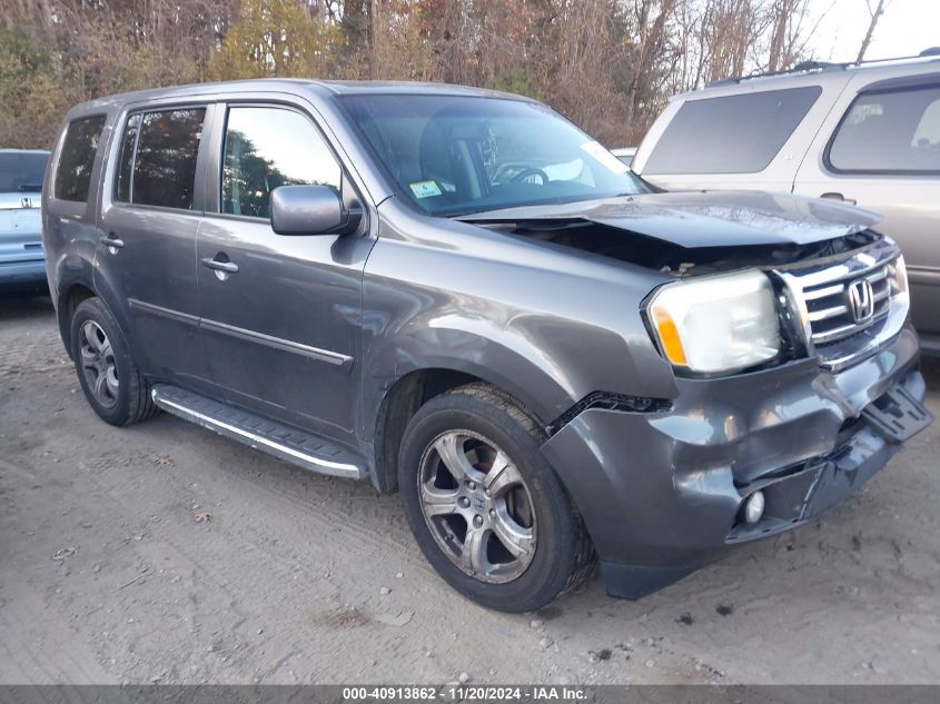 VIN 5FNYF4H57FB044368 2015 Honda Pilot, Ex-L no.1