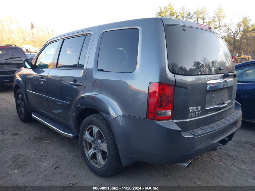 VIN 5FNYF4H57FB044368 2015 Honda Pilot, Ex-L no.3