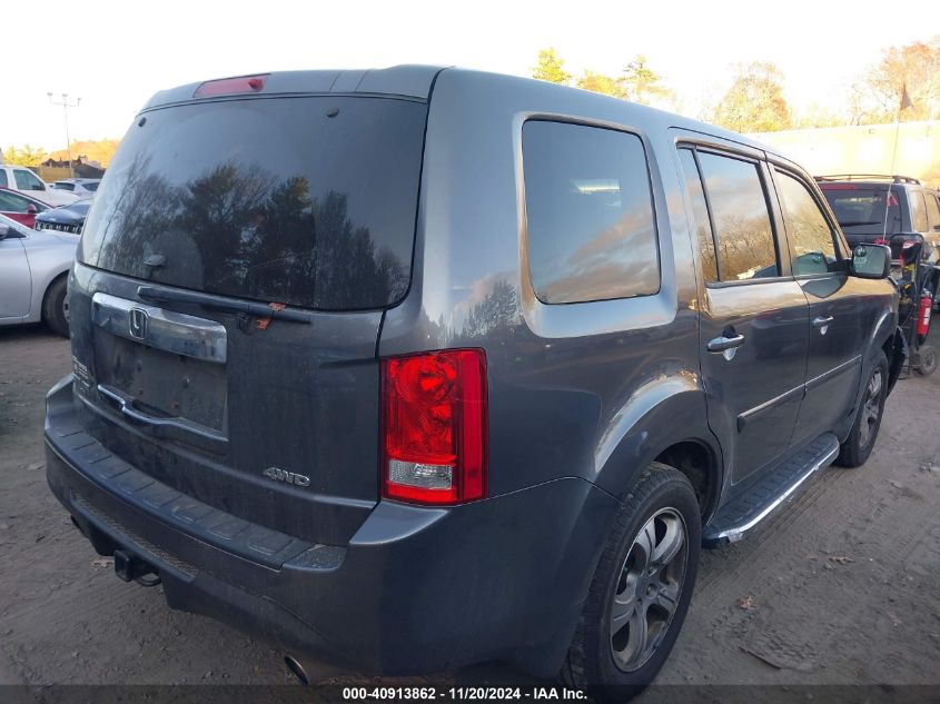 VIN 5FNYF4H57FB044368 2015 Honda Pilot, Ex-L no.4