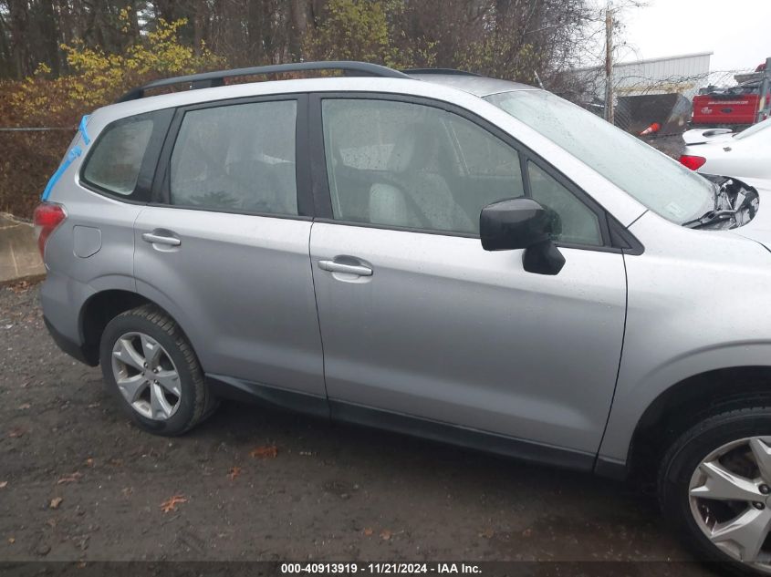 2016 Subaru Forester 2.5I VIN: JF2SJABC8GH476948 Lot: 40913919