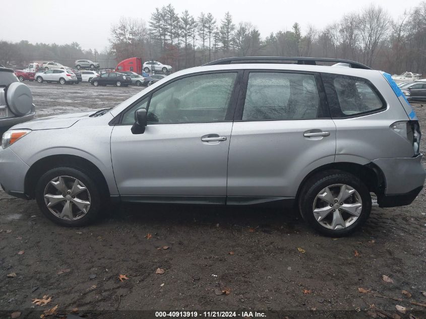 2016 Subaru Forester 2.5I VIN: JF2SJABC8GH476948 Lot: 40913919