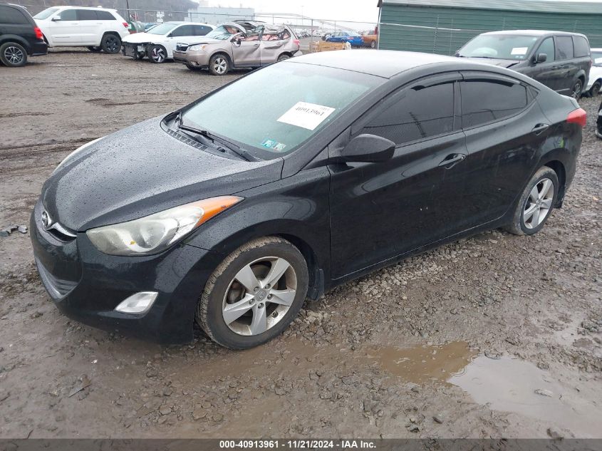 2013 Hyundai Elantra Gls VIN: 5NPDH4AE3DH406553 Lot: 40913961