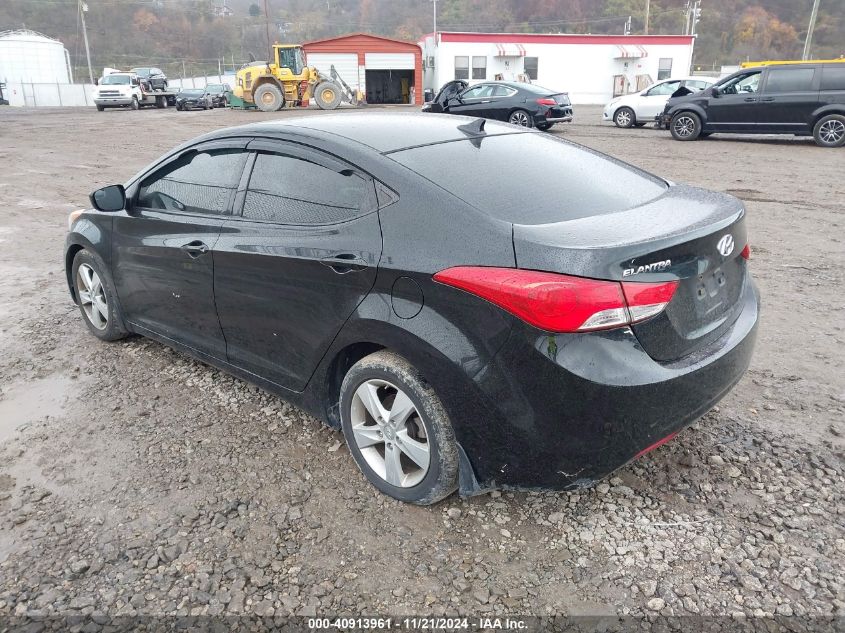 2013 Hyundai Elantra Gls VIN: 5NPDH4AE3DH406553 Lot: 40913961